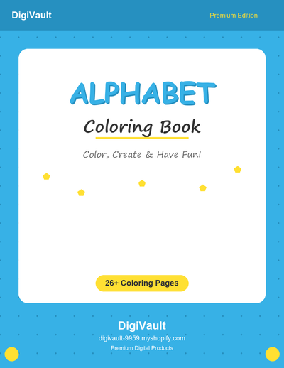 Alphabet Coloring Book for Kids