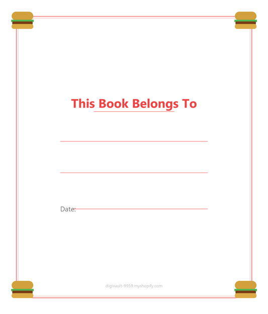 Belongs To Page - Food Items - DigiVault