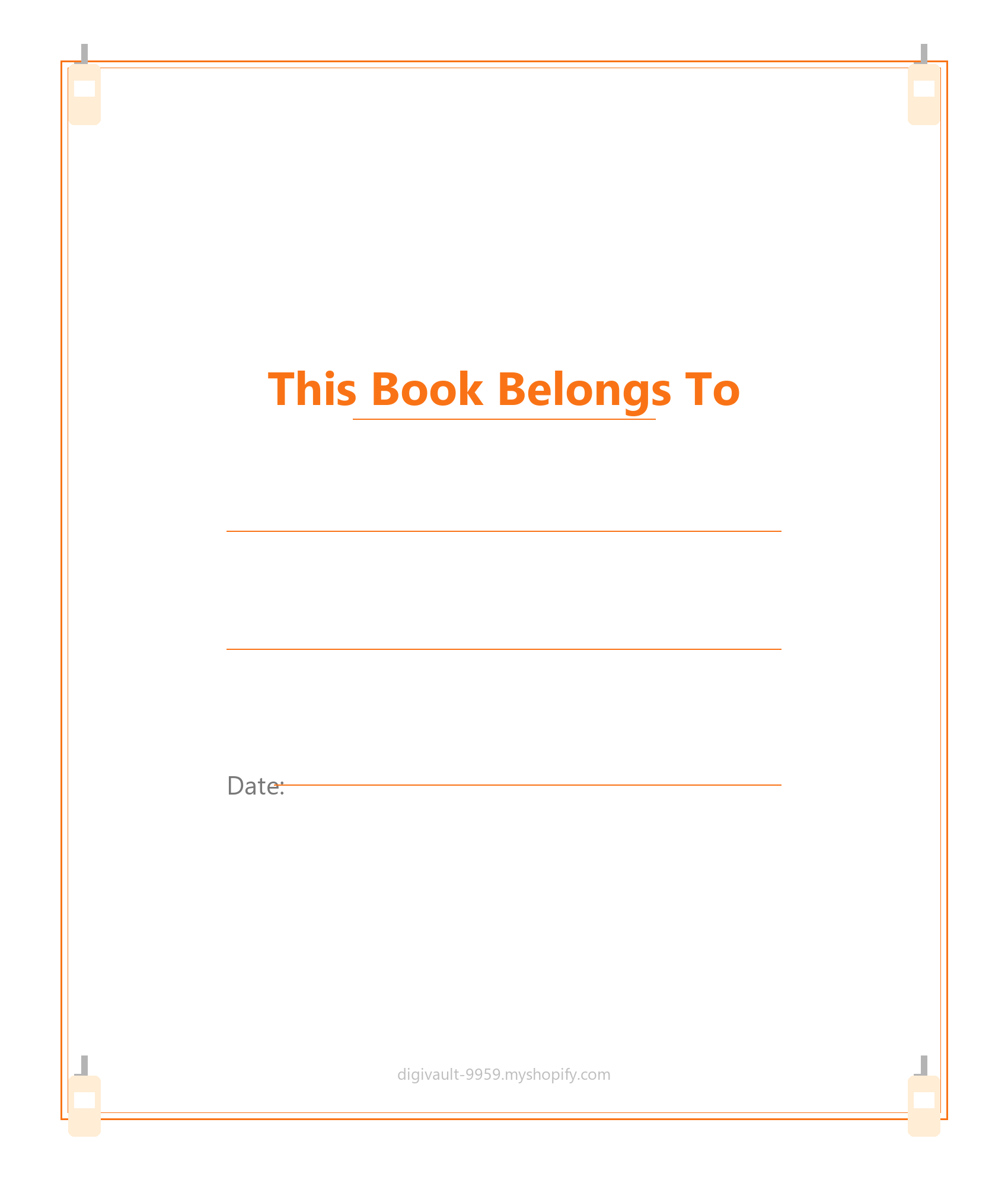 Belongs To Page - Personal Care - DigiVault