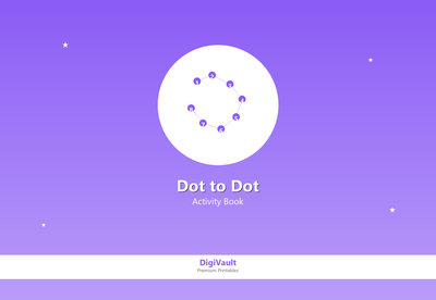 Dot-to-Dot Activity Book for Kids