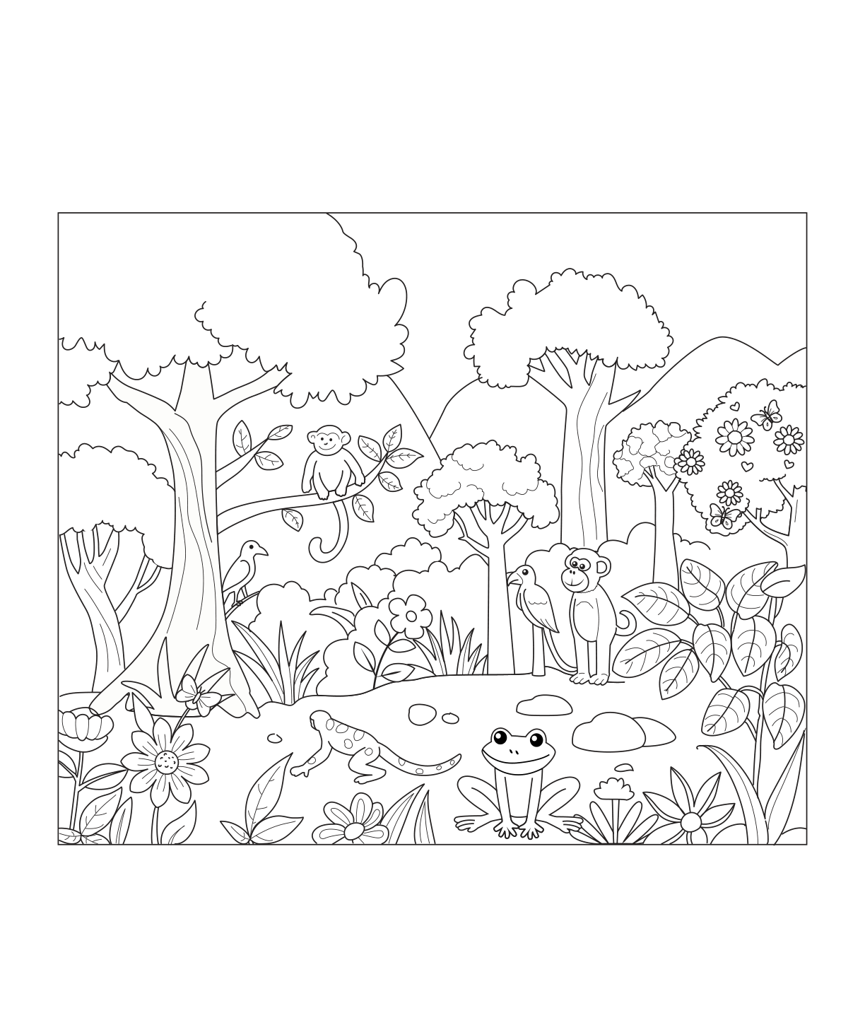 Nature Landscape Sketch Preview - DigiVault