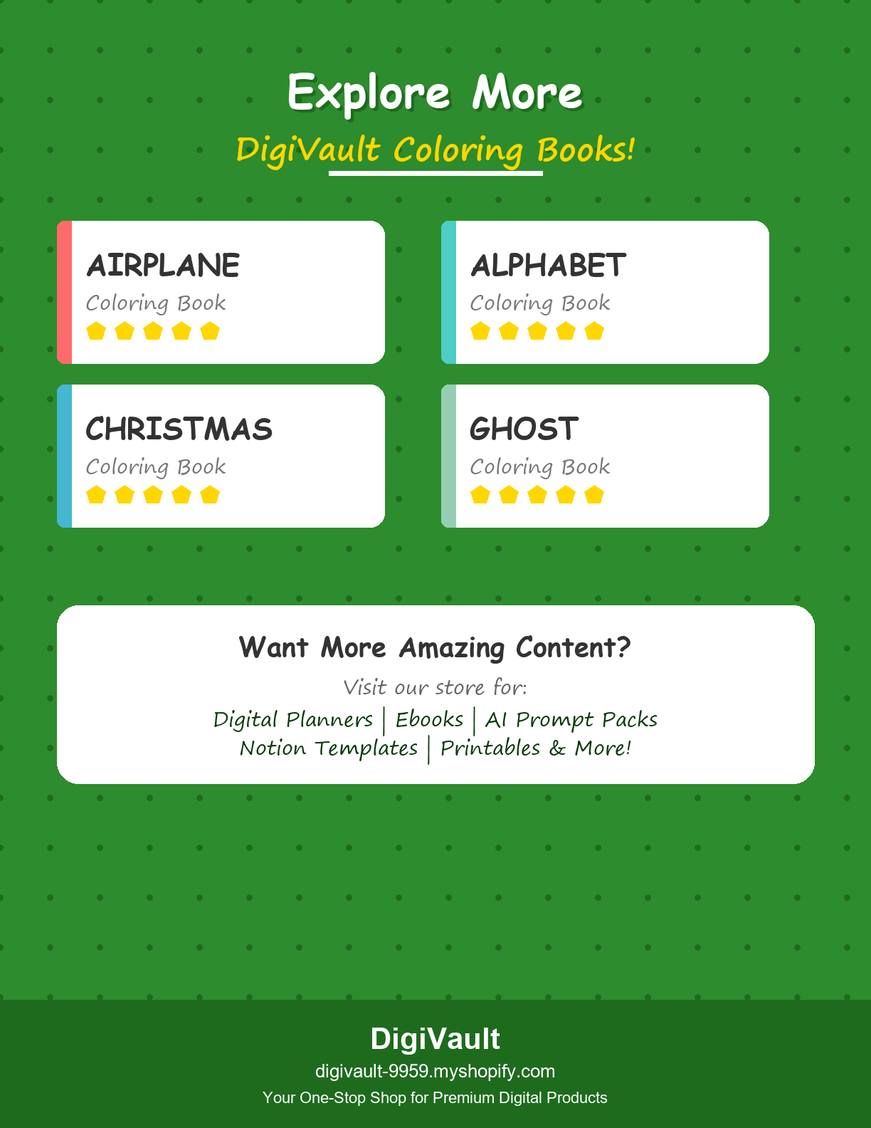 Explore More - Nature - DigiVault Coloring Book